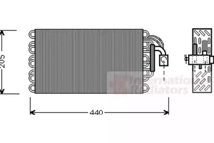 Испаритель VAN WEZEL 0600V003