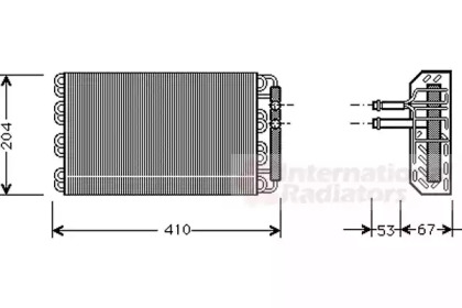 Испаритель VAN WEZEL 0600V019