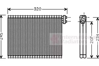 Испаритель VAN WEZEL 0600V339