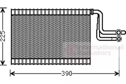 Испаритель, кондиционер VAN WEZEL 0600V365