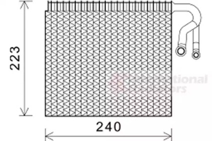 Испаритель VAN WEZEL 0600V403