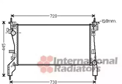 Теплообменник VAN WEZEL 09002266