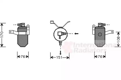 Осушитель VAN WEZEL 0900D184