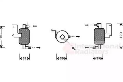 Осушитель VAN WEZEL 0900D186