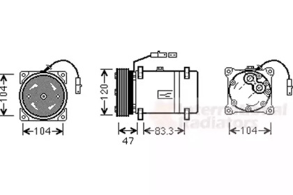 Компрессор VAN WEZEL 0900K178