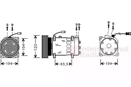 Компрессор VAN WEZEL 0900K179