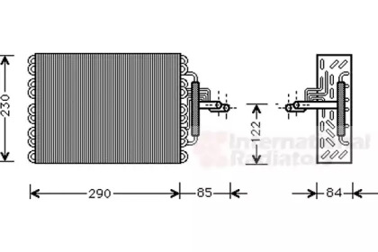 Испаритель VAN WEZEL 0900V016