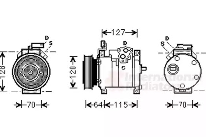 Компрессор VAN WEZEL 0700K115