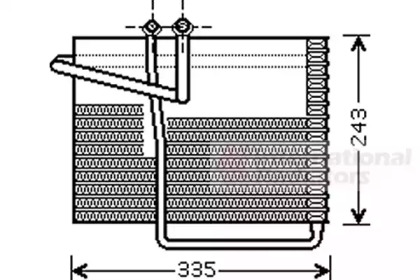 Испаритель VAN WEZEL 0700V042