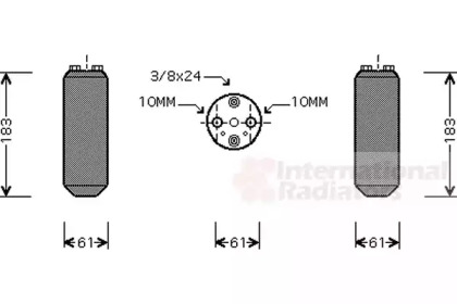 Осушитель VAN WEZEL 1300D231