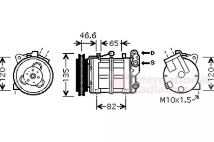 Компрессор VAN WEZEL 1300K313