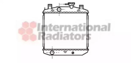 Радиатор, охлаждение двигателя VAN WEZEL 11002016
