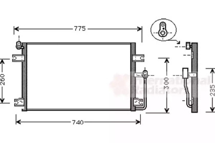 Конденсатор VAN WEZEL 81005085