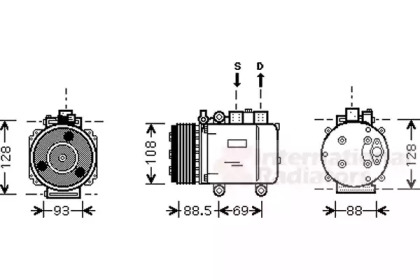 Компрессор VAN WEZEL 1800K174