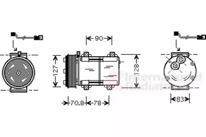 Компрессор VAN WEZEL 1800K281