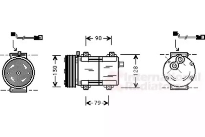 Компрессор VAN WEZEL 1800K282