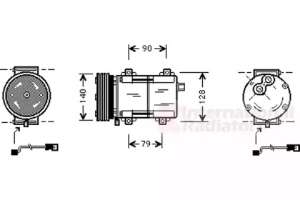 Компрессор VAN WEZEL 1800K288