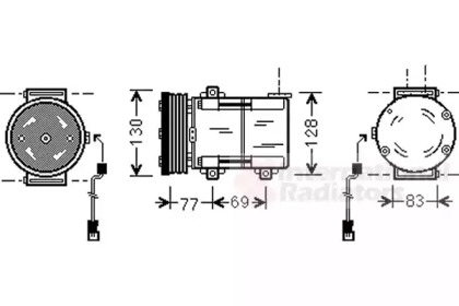 Компрессор VAN WEZEL 1800K289