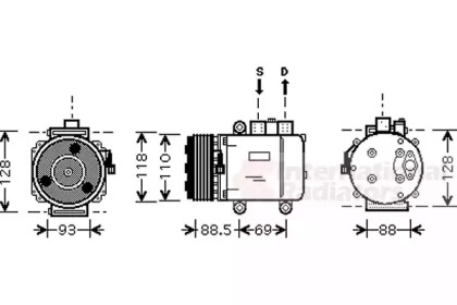 Компрессор VAN WEZEL 1800K420