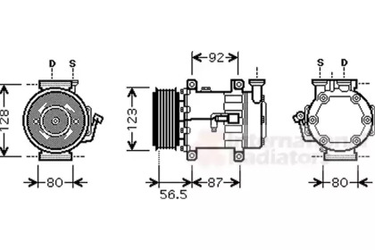 Компрессор VAN WEZEL 1800K432