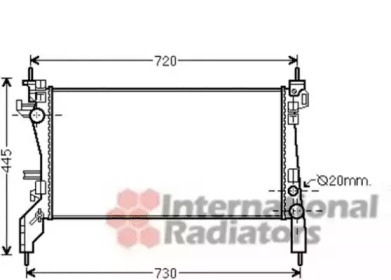 Теплообменник VAN WEZEL 17002385