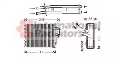 Теплообменник VAN WEZEL 17006304