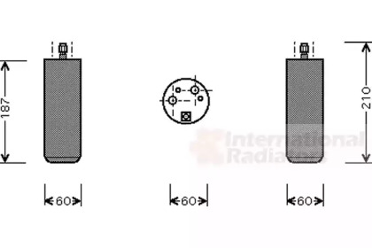 Осушитель VAN WEZEL 1700D073