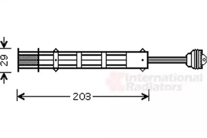 Осушитель VAN WEZEL 1700D282