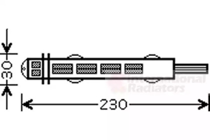 Осушитель VAN WEZEL 1700D315