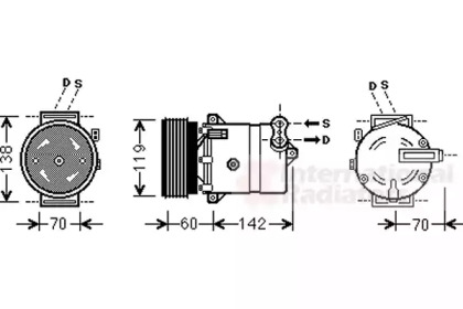 Компрессор VAN WEZEL 1700K383