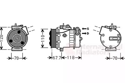 Компрессор VAN WEZEL 1700K384