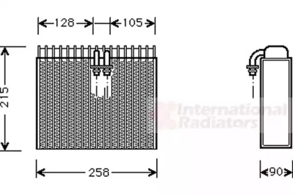 Испаритель VAN WEZEL 1700V071