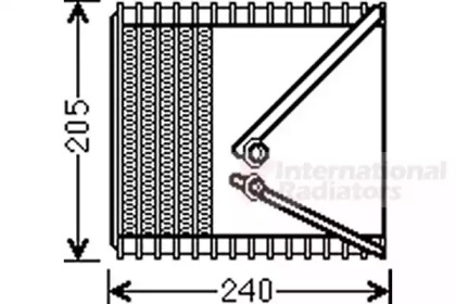 Испаритель VAN WEZEL 1700V381