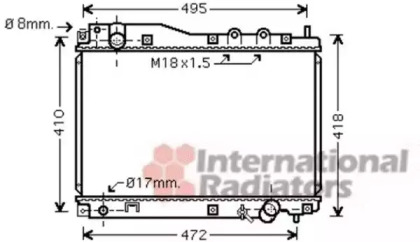 Теплообменник VAN WEZEL 25002204