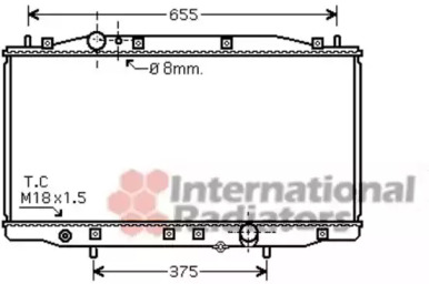 Теплообменник VAN WEZEL 25002218