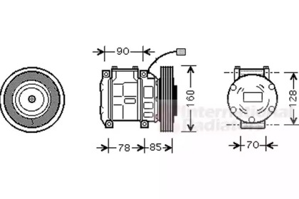 Компрессор VAN WEZEL 2500K019