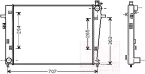 Теплообменник VAN WEZEL 82002204