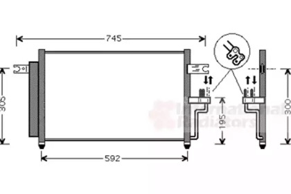 Конденсатор VAN WEZEL 82005165