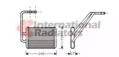 Теплообменник VAN WEZEL 82006121