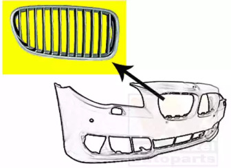 Решетка радиатора VAN WEZEL 0619512
