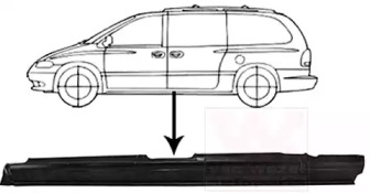 Порог VAN WEZEL 0732103