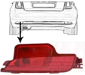 Задний противотуманный фонарь VAN WEZEL 1614929