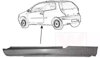 Порог VAN WEZEL 1620101