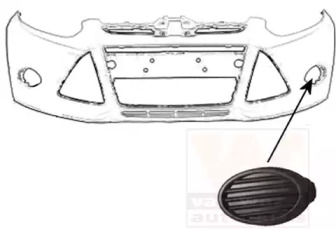 Облицовка, бампер VAN WEZEL 1945595