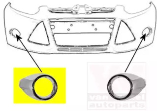 Облицовка, бампер VAN WEZEL 1945598