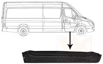 Дверь, кузов VAN WEZEL 3077272