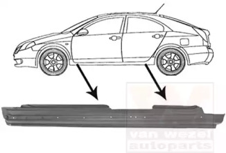 Накладка порога VAN WEZEL 3352103