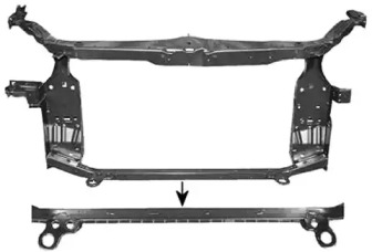 Облицовка передка VAN WEZEL 3388678