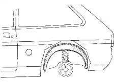 Колесная ниша VAN WEZEL 3770445