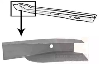 Лонжерон VAN WEZEL 3776326